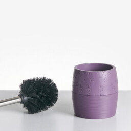 Beliani 5-Piece Bathroom Accessories Set Yarapa Purple - thumbnail 6