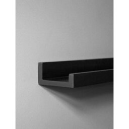 Geezy Floating Wall Shelves Modern Picture Ledge Hanging Display Rack Black 45Cm 2Pcs - thumbnail 6