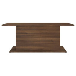Berkfield Sturdy Coffee Table Brown Oak 102X55.5X40 Cm Engineered Wood - thumbnail 5