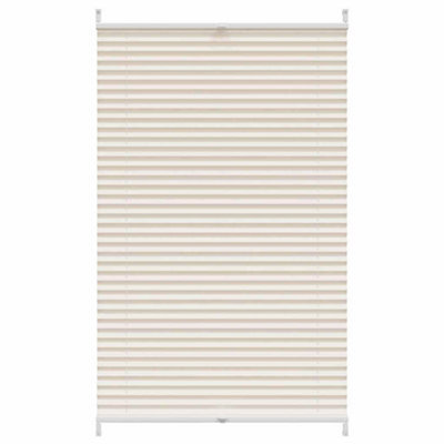 Berkfield Modern Plisse Blind 90X150Cm Cream - image 1