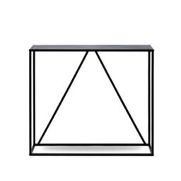 Nordlys Industrial Black Metal Console Table Industrial Style Living Room - thumbnail 5