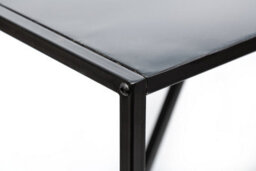 Nordlys Industrial Black Metal Console Table Industrial Style Living Room - thumbnail 7