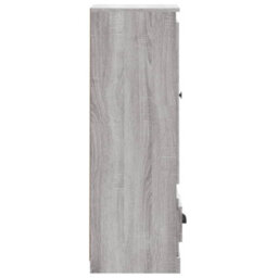Berkfield Highboard Grey Sonoma 36X35.5X103.5 Cm Engineered Wood - thumbnail 6