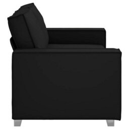 Vidaxl Sofa Chair Black 180 X 78 X 84 Cm Artificial Leather - thumbnail 6