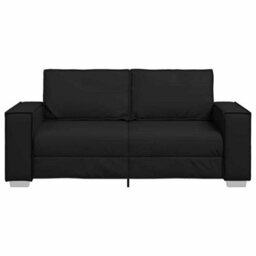 Vidaxl Sofa Chair Black 180 X 78 X 84 Cm Artificial Leather - thumbnail 5