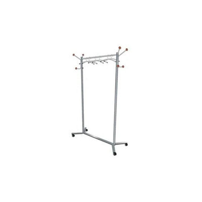 Accessotech Heavy Duty Coat Rack Mobile 4-Wheel Metal Frame Entryway Storage Furniture With 36 Hanger Capacity