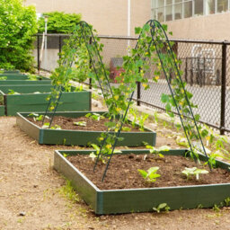 Costway 2 Pack 220 X 50Cm Garden Trellis Rustproof Metal Fencing Barrier Plant Support - thumbnail 5