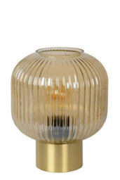 Lucide Maloto Glass Table Lamp Gold - thumbnail 2