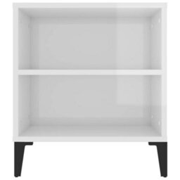 Walplus Tv Cabinet High Gloss White 102X44.5X50 Cm Engineered Wood - thumbnail 8