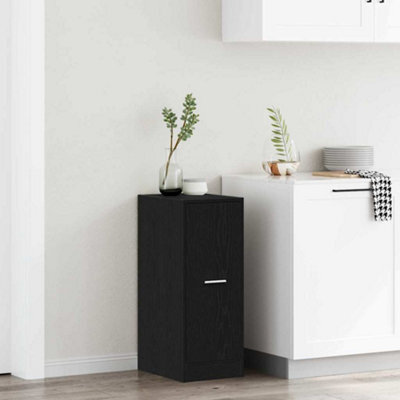Walplus Apothecary Cabinet Black Oak 40 X 41 X 77.5 Cm Engineered Wood - image 1