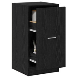 Walplus Apothecary Cabinet Black Oak 40 X 41 X 77.5 Cm Engineered Wood - thumbnail 3