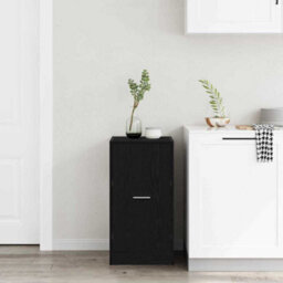 Walplus Apothecary Cabinet Black Oak 40 X 41 X 77.5 Cm Engineered Wood - thumbnail 4