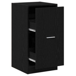 Walplus Apothecary Cabinet Black Oak 40 X 41 X 77.5 Cm Engineered Wood - thumbnail 2