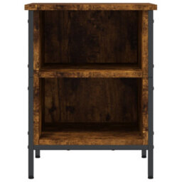 Berkfield Shoe Cabinet Smoked Oak 38X35X50 Cm Engineered Wood - thumbnail 4