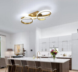 Led Ceiling Light 36W Creative Gold Ceiling Lamp Led 42Cm Cool White - thumbnail 4