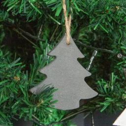 Nicola Spring Slate Christmas Tree Decorations - 7 X 8Cm - Tree - Pack Of 6 - thumbnail 5