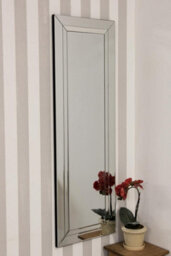Mirroroutlet Cranbury All Glass Dress Mirror 120 X 40 Cm - thumbnail 3