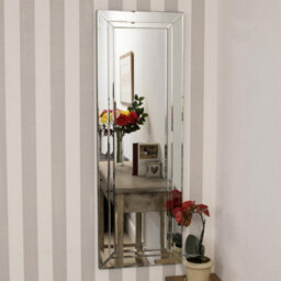 Mirroroutlet Cranbury All Glass Dress Mirror 120 X 40 Cm - thumbnail 1