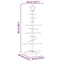 Vidaxl Metal Christmas Tree With Stand Black 90 Cm Powder-Coated Steel - thumbnail 3