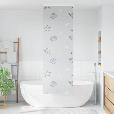 Berkfield Durable Shower Roller Blind With Cassette 60X240 Cm Fabric Width 56 Cm