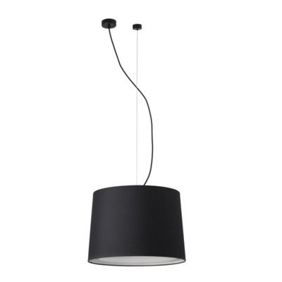 Luminosa Lighting Luminosa Conga Black, Black Pendant Lamp 450