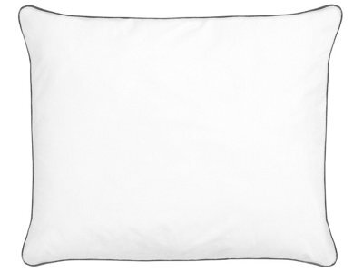 Wyld And Coco Japara Cotton Bed Pillow 50 X 60 Cm - High Profile With Satin Piping, White - image 1