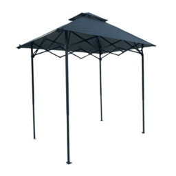 Home Source Pop-Up Outdoor Bbq Gazebo Shelter Black Steel Frame Water-Resistant - thumbnail 5