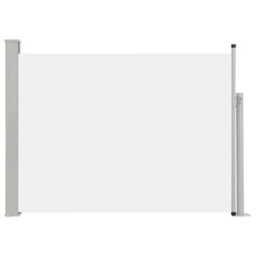 Berkfield Patio Retractable Side Awning 100X500 Cm Cream - thumbnail 2