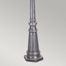 Luminosa Lighting Elstead Wexford 2 Light Outdoor Lamp Post Black Silver Ip43, E27 - thumbnail 3