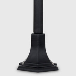 Valuelights Windsor Modern Black Outdoor Garden Ip44 Rated Bollard Lamp Post Light - Complete With 1 X 6W Led Es E27 Bulb - thumbnail 3