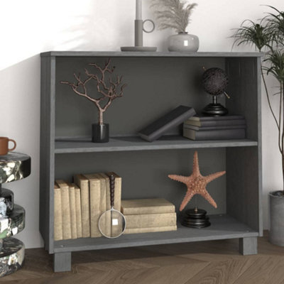 Berkfield Sideboard Dark Grey 85X35X80 Cm Solid Wood Pine - image 1