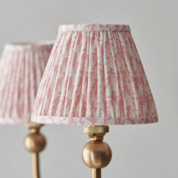 Loops Stylish Brushed Aged Brass Ceiling Pendant Light With Peachy Keen Shades - thumbnail 4