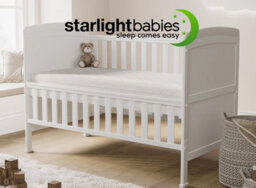 Starlight Beds Starlight Babies 10Cm Deep Eco-Comfort Cot Mattress With Removable Washable Cover - 70Cm X 140Cm - thumbnail 3