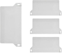 SISI UK Vertical Blind Weight & Bottom Stabilizing Blinds Slats Replacement White 89mm 3.5 Inch Spare Replacement Spare Bottom Weights X20