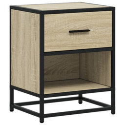 Berkfield Bedside Cabinet Sonoma Oak 40X31X50 Cm Engineered Wood - thumbnail 2