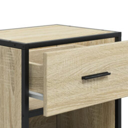 Berkfield Bedside Cabinet Sonoma Oak 40X31X50 Cm Engineered Wood - thumbnail 9