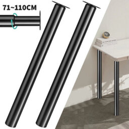 2Pcs- Adjustable Kitchen Worktop Desk Breakfast Bar Table Leg Support - thumbnail 1