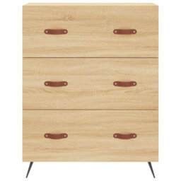Berkfield Highboard Sonoma Oak 69.5X34X180 Cm Engineered Wood - thumbnail 8
