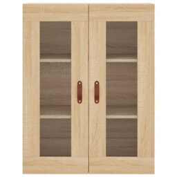 Berkfield Highboard Sonoma Oak 69.5X34X180 Cm Engineered Wood - thumbnail 6