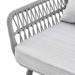 Home Detail Santorini  Rope Garden Lounge Set, Grey - thumbnail 8