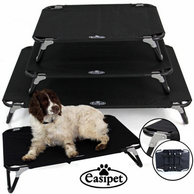 Actiaspet Elevated Dog Bed Pet Cat Raised Folding Camping Cot Indoor Outdoor Waterproof  Small