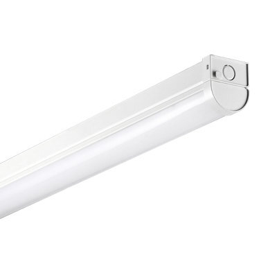 CGC Lighting Cgc 20W Twin Led Batten 2Ft 0.6M Ip20 Hinged Strip Light 2600 Lumen 4000K - image 1