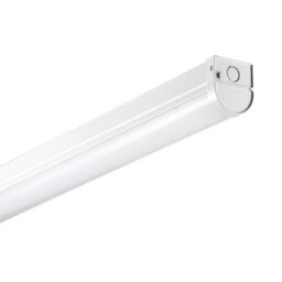 CGC Lighting Cgc 20W Twin Led Batten 2Ft 0.6M Ip20 Hinged Strip Light 2600 Lumen 4000K - thumbnail 1