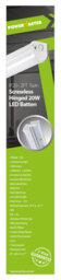 CGC Lighting Cgc 20W Twin Led Batten 2Ft 0.6M Ip20 Hinged Strip Light 2600 Lumen 4000K - thumbnail 3