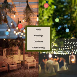 Party Festoon - Multi-Coloured, 20 Waterproof Led Festoon Lights Outdoor, Indoor Outdoor Globe String Lights - thumbnail 4