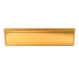 Stormguard Letterbox  Cover Draught Excluder - Metal - Gold With Cover - thumbnail 4