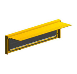 Stormguard Letterbox  Cover Draught Excluder - Metal - Gold With Cover - thumbnail 2