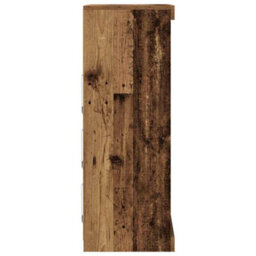 Berkfield Sideboard With Led Lights Old Wood 60,5X37X100 Cm - thumbnail 6