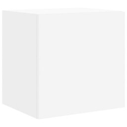 Walplus Tv Wall Cabinets With Led Lights 2 Pcs White 40.5X35X40 Cm - thumbnail 8