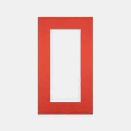 Ak Frames 16X9 Poppy Red Picture Mounts To Fit 12X5 Aperture Size - Mount Board Only (No Frame Included) - thumbnail 1